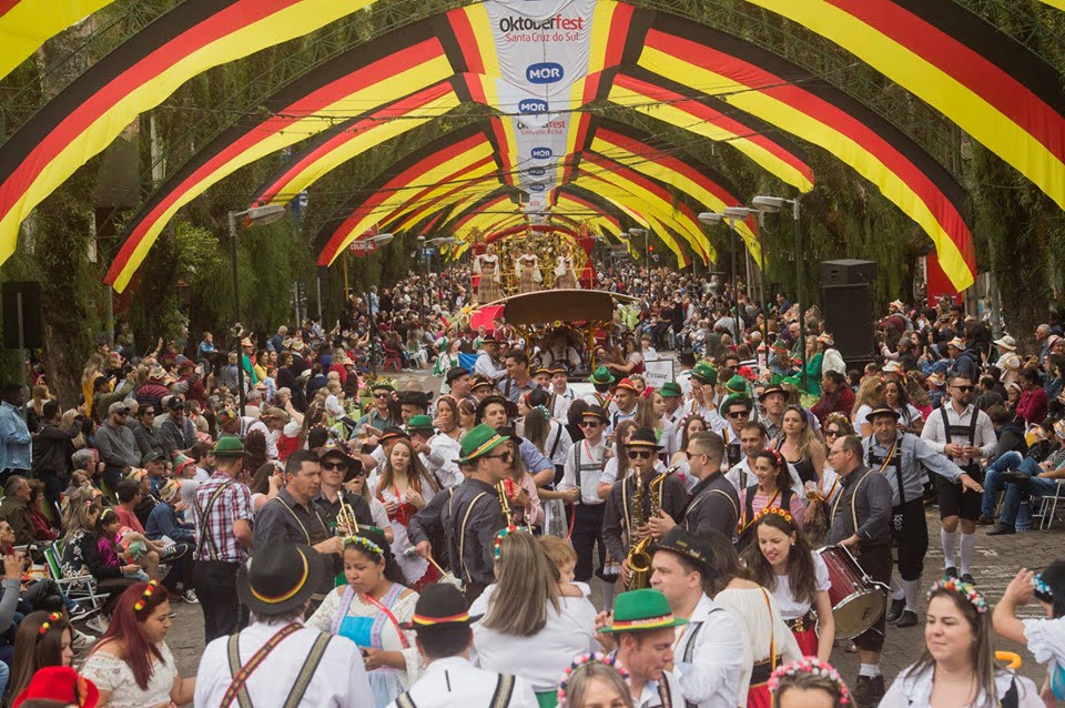 Oktoberfest Santa Cruz do Sul 2023 (imagem: Reprodução/Rádio Santa Cruz)