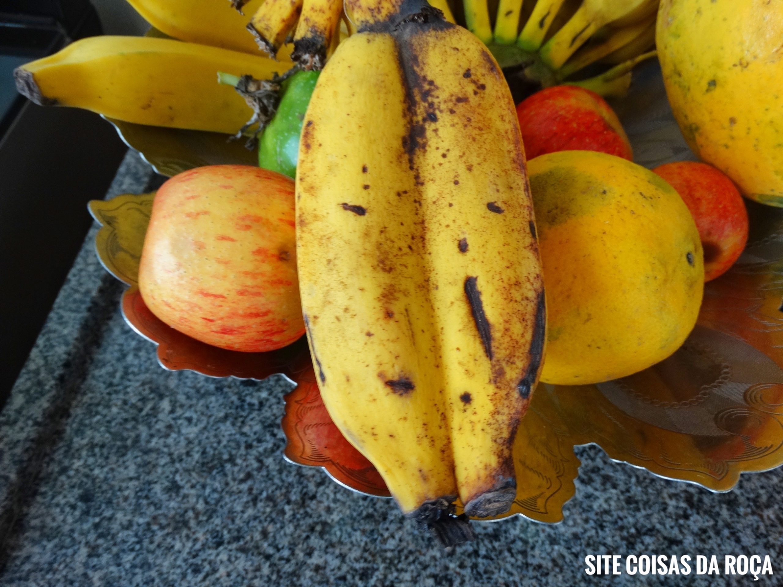 Bananas gêmeas (imagem: Evandro Marques)
