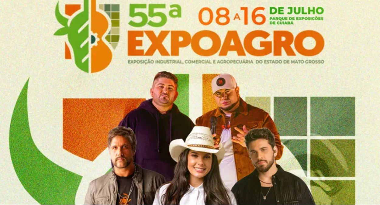 ExpoAgro 2023 em Cuiabá (imagem: Divulgação)