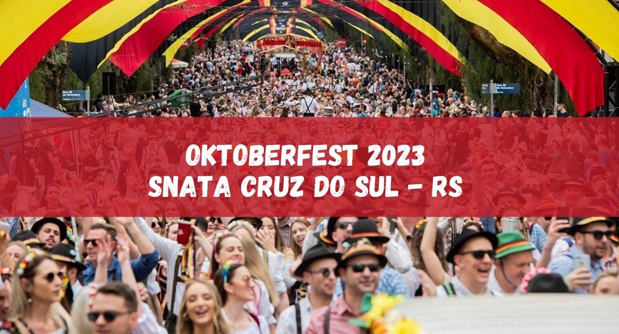 Oktoberfest 2023 em Santa Cruz do Sul (imagem: Divulgação)