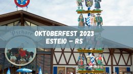 Oktoberfest Esteio 2023 começa nesta quinta (5). Veja as atrações! (imagem: Canva)