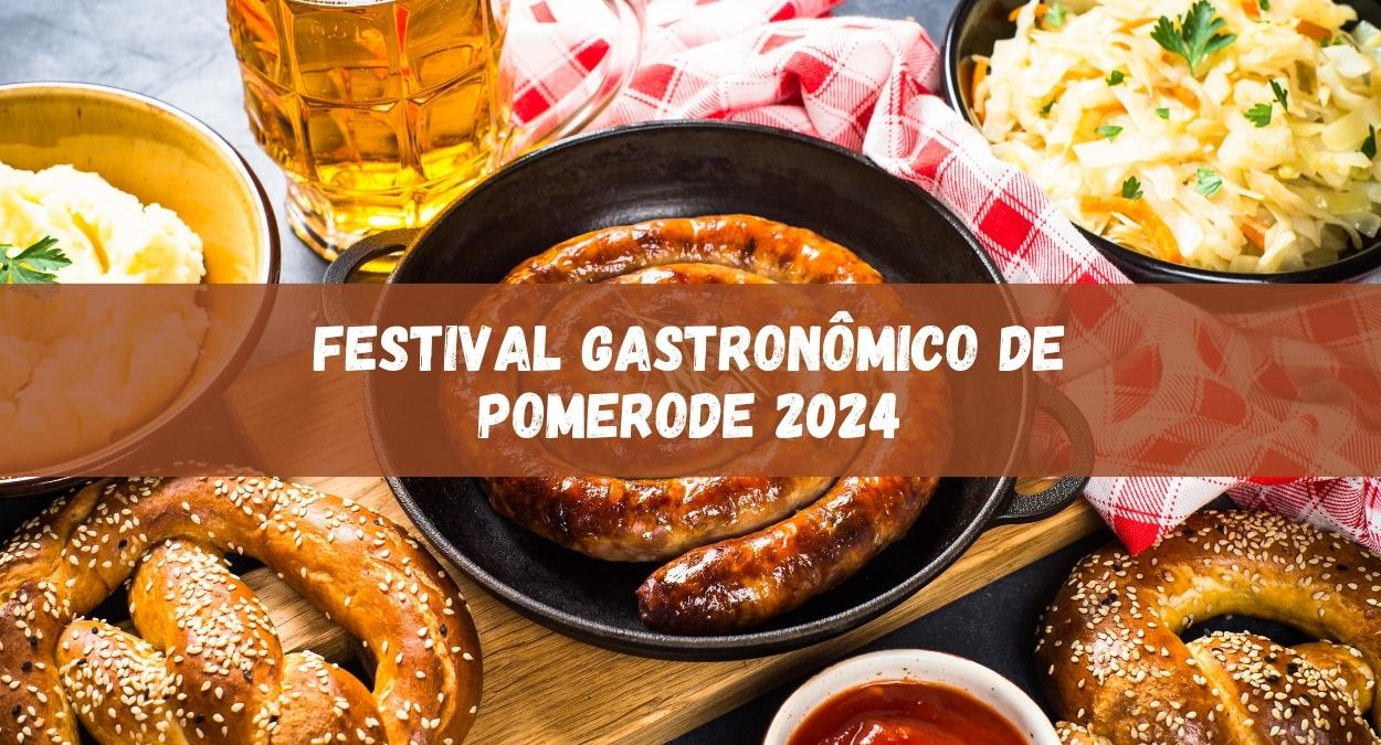 Festival Gastronômico de Pomerode 2024 (imagem: Canva)
