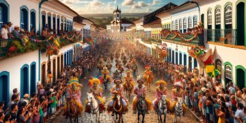 Festa do Divino (imagem gerada por IA)