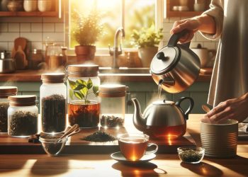 Como fazer um chá (imagem gerada por IA)