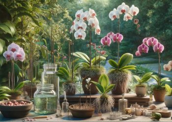Muda de orquídea (imagem gerada por IA)
