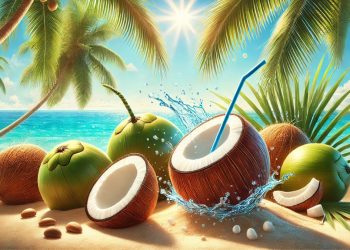 Benefícios do Côco (imagem gerada por IA)