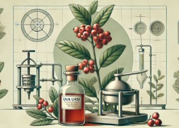 Extrato de uva ursi (imagem gerada por IA)