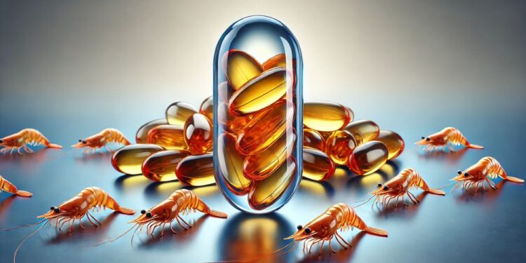 Óleo de krill (imagem gerada por IA)