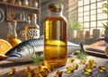Óleo do fígado de bacalhau (imagem gerada por IA)