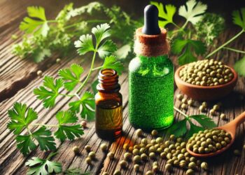 Tintura de Coentro (imagem gerada por IA)