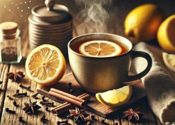 Chá de louro com cravo (imagem gerada por IA)