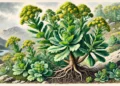 Rhodiola rosea (imagem gerada por IA)