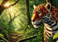 Onça pintada (imagem gerada por IA)