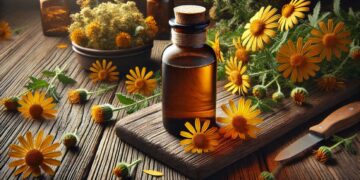 Tintura de arnica (imagem gerada por IA)