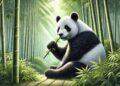 Urso panda (imagem gerada por IA)