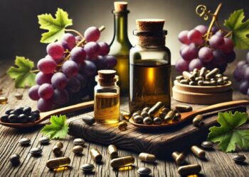 Extrato de semente de uva (imagem gerada por IA)