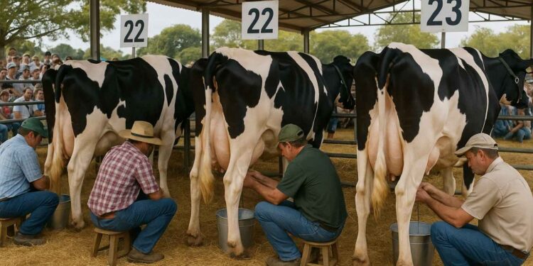 Torneio leiteiro (Imagem: IA)
