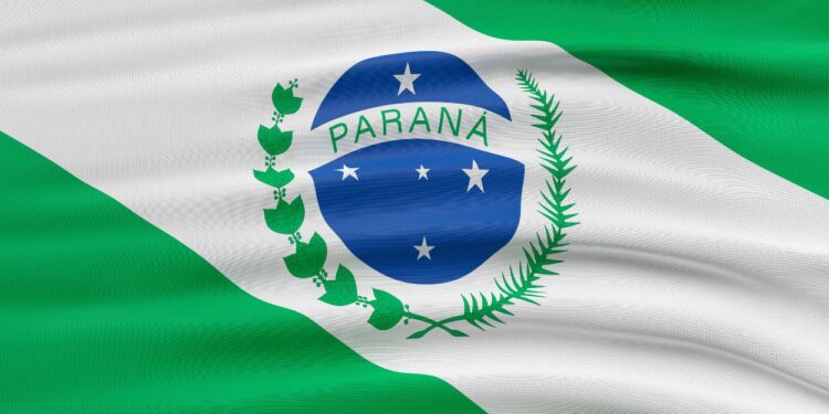 Bandeira do Paraná (imagem: Canva)