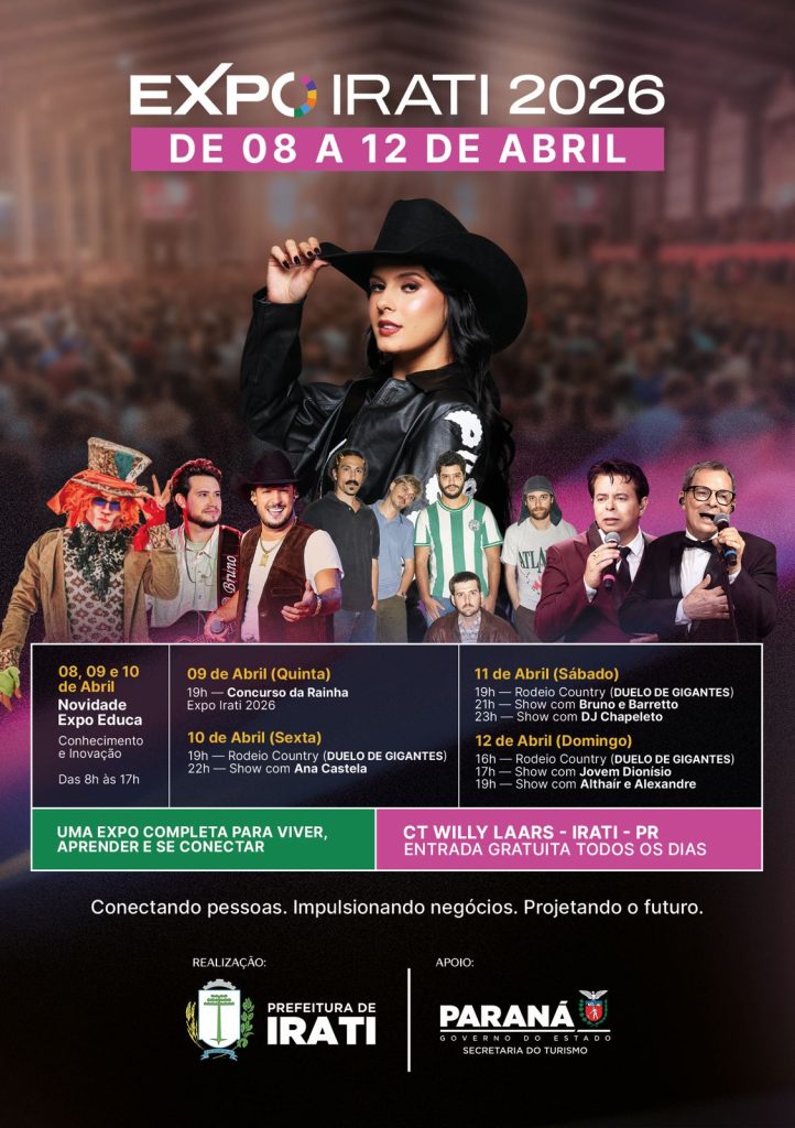 Expo Irati 2026 (imagem: Divulgação)
