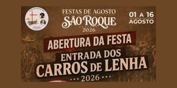 Festas de Agosto 2026 começam com Entrada dos Carros de Lenha em São Roque