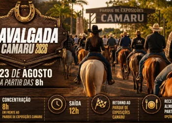 Cavalgada Camaru 2026 (Imagem: IA)
