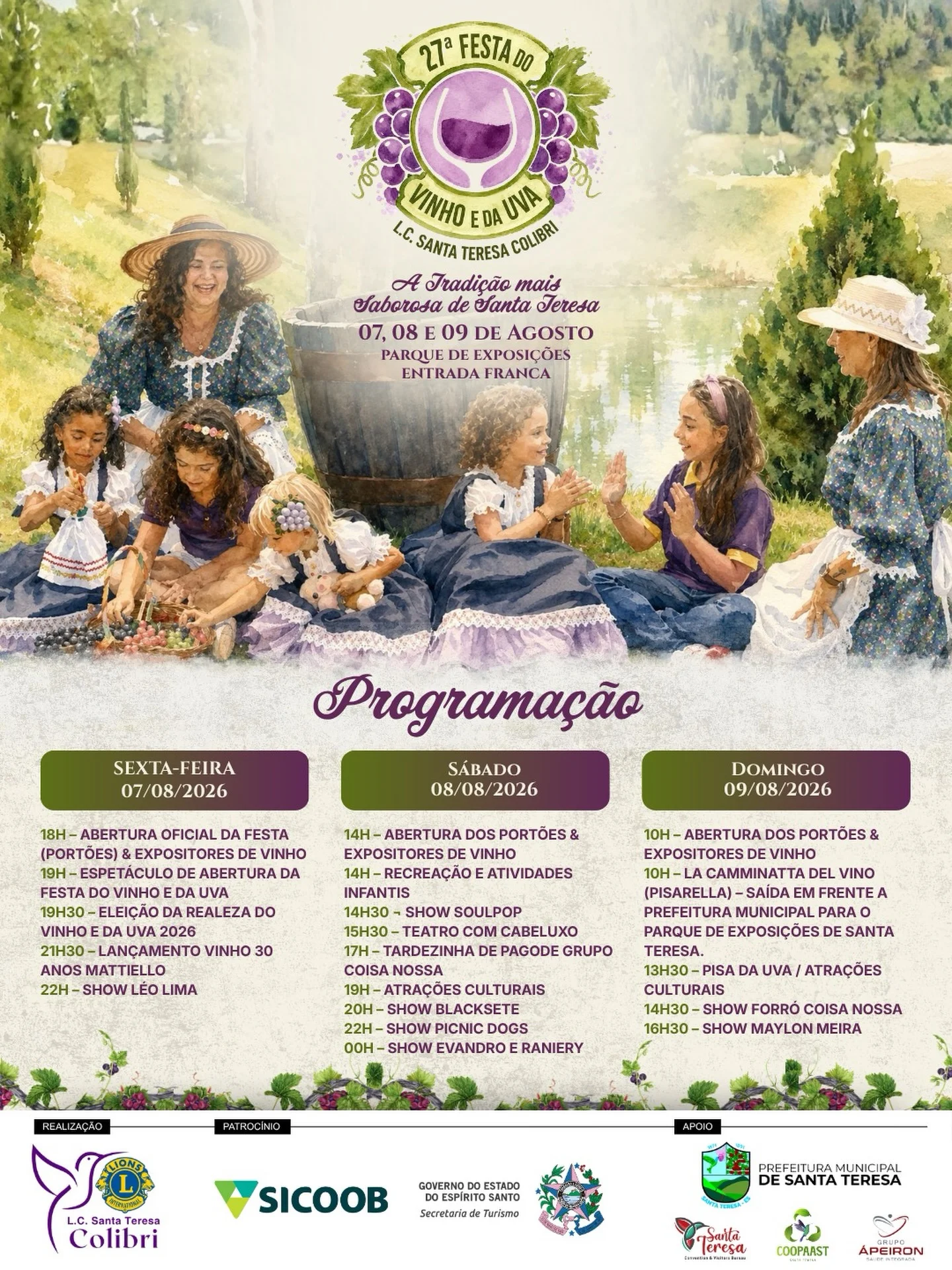Festa da Uva e do Vinho em Santa Teresa