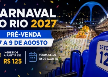 Ingressos Carnaval Rio 2027