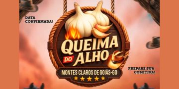 Queima do Alho Montes Claros de Goiás 2026 acontece de 3 a 6 de setembro