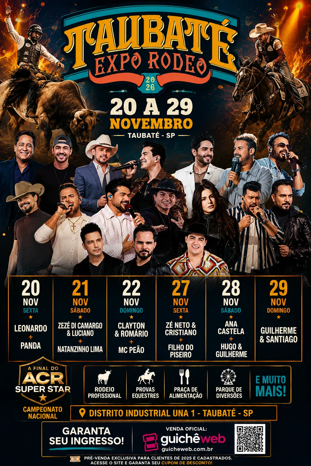 Taubaté Expo Rodeo 2026 (Imagem: IA)