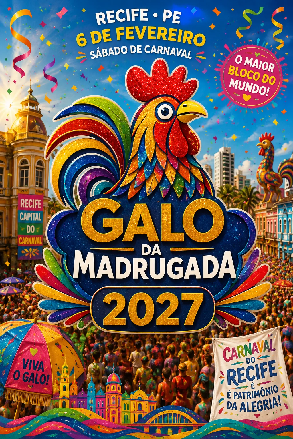 Data Galo da Madrugada 2027