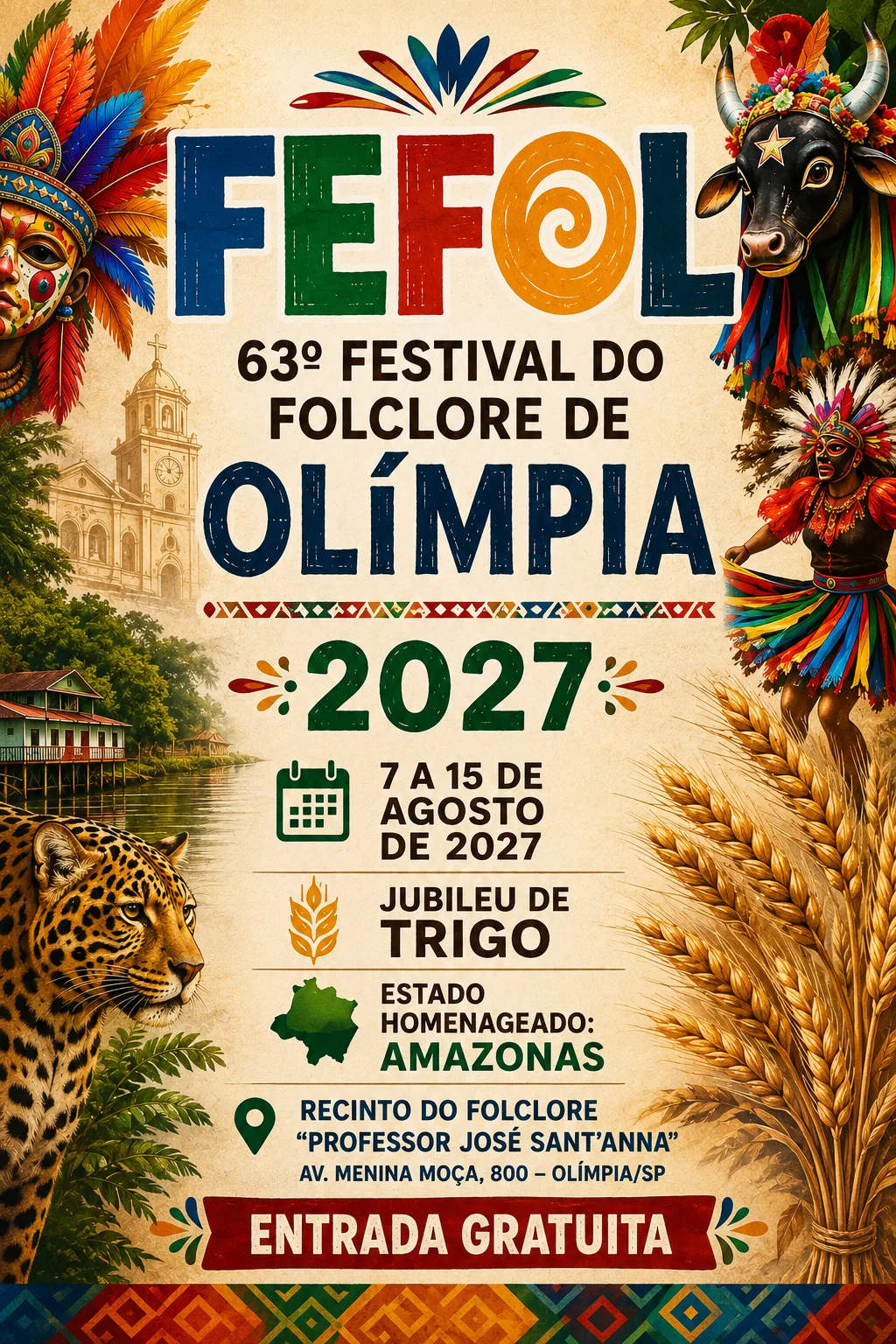 Datas e atrações do FEFOL 2027