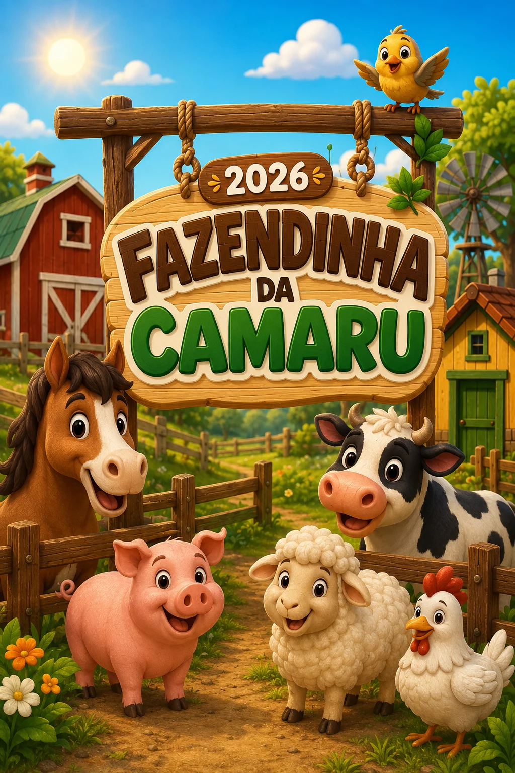 Fazendinha Camaru 2026 (Imagem: IA)