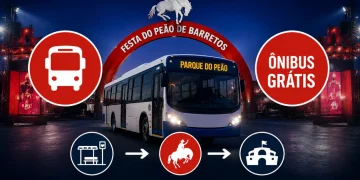 transporte gratuito Festa de Barretos 2026