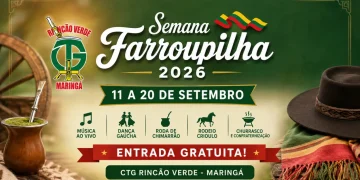 Datas e atrações Semana Farroupilha 2026 Maringá