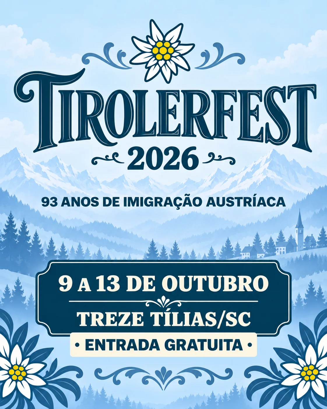 Tirolerfest 2026 (Imagem IA)