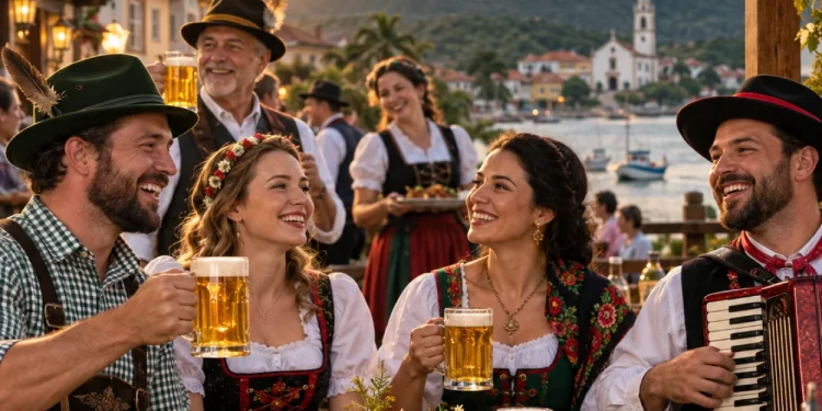 Festas Típicas de Santa Catarina 2026 (Imagem IA)