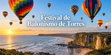 Festival de Balonismo de Torres 2027 (Imagem IA)