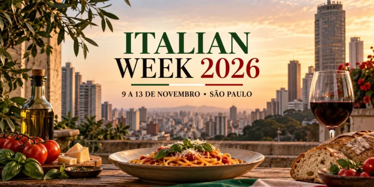 atrações italian week 2026