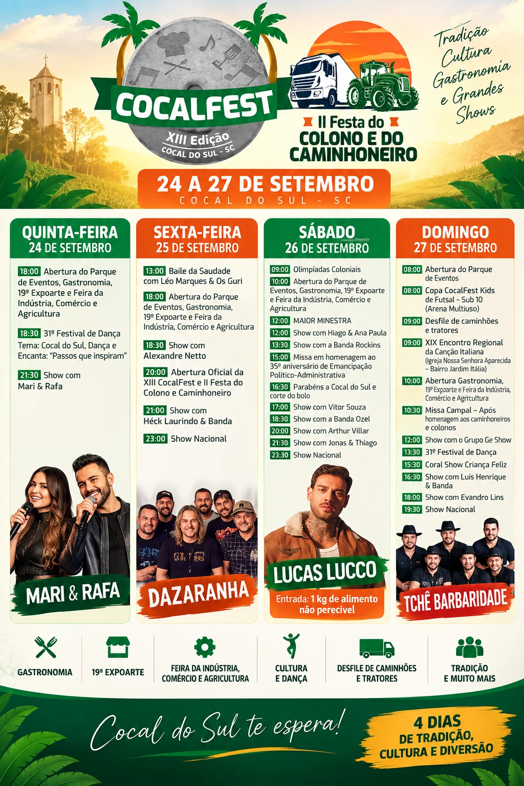 programação cocalfest 2026
