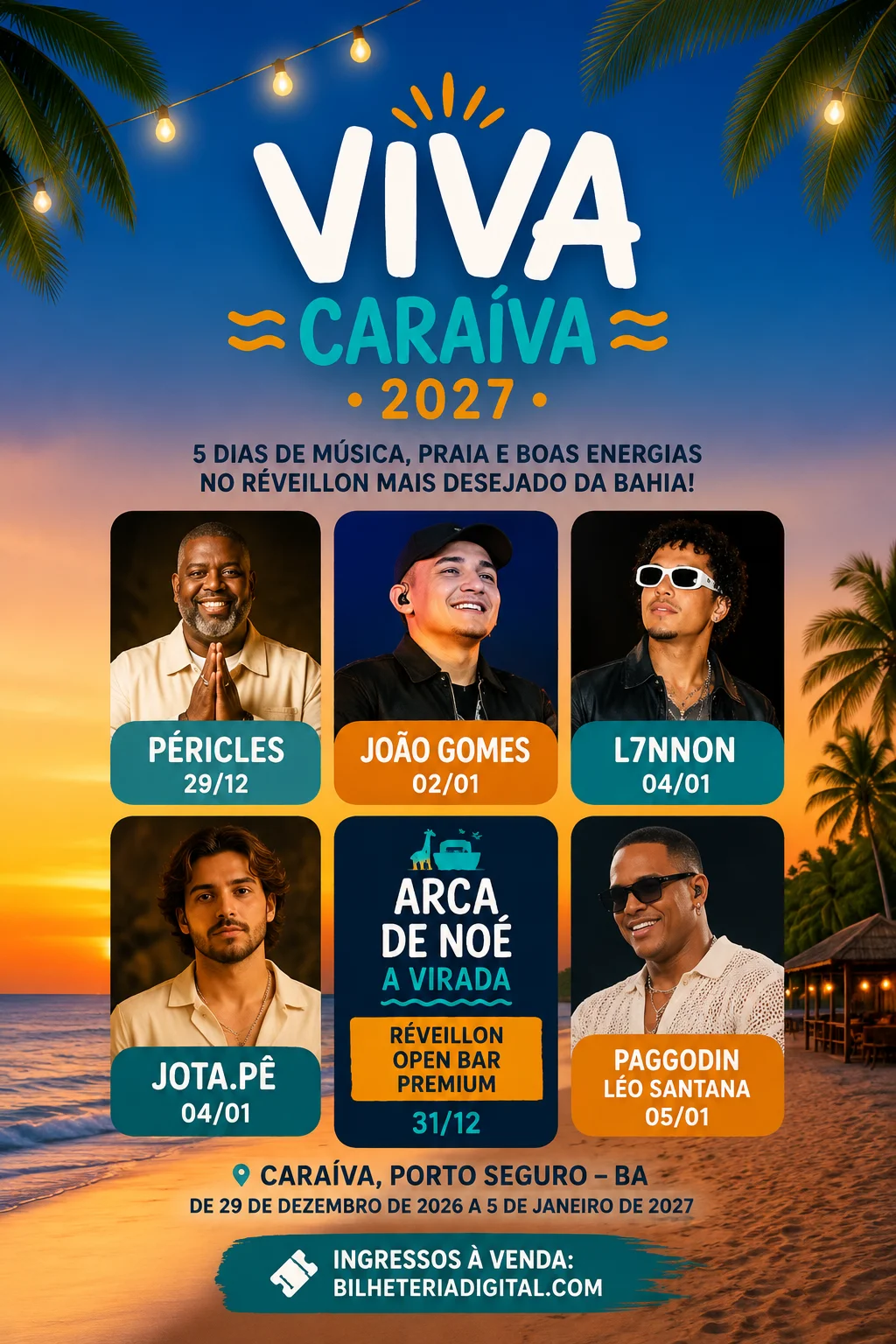 Viva Caraíval 2027 (Imagem IA)