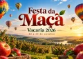 Festa da Maçã Vacaria 2026 (Imagem IA)