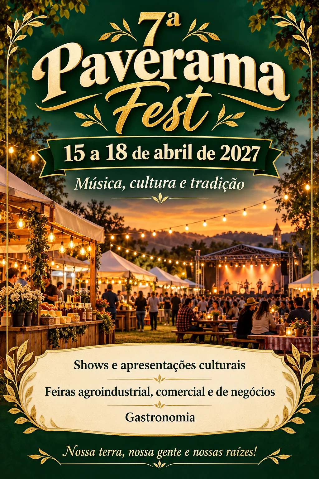 Paverama Fest 2027 (Imagem IA)