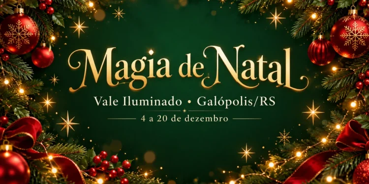 atrações magia de natal galópolis 2026